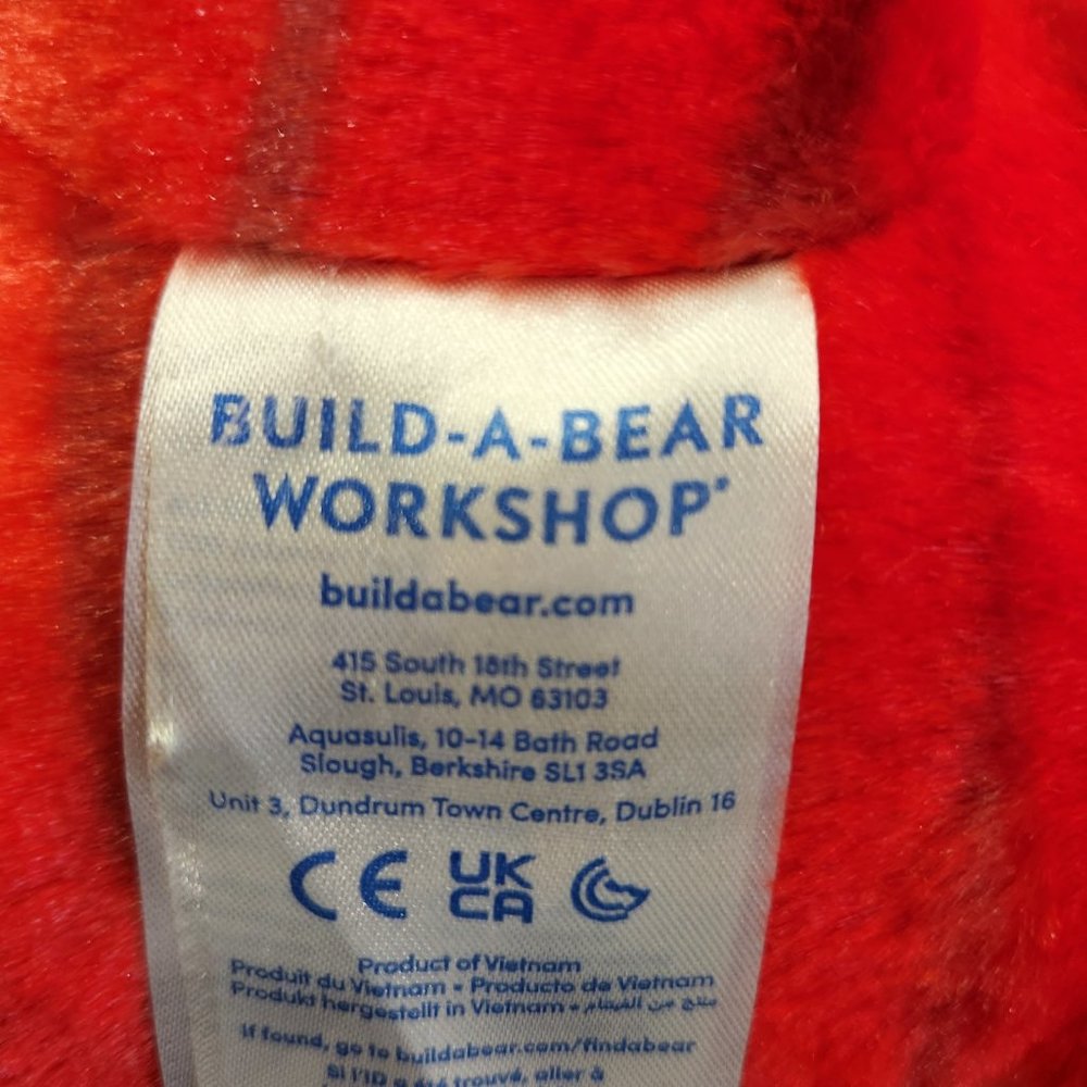 Build-A-Bear Plush Red/Gold Raptor 17" - Picture 5 of 5